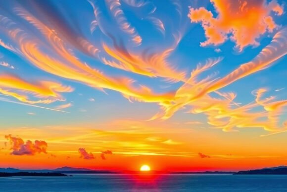 Download Colorful Sky Sunset Background - Sunset background Collection