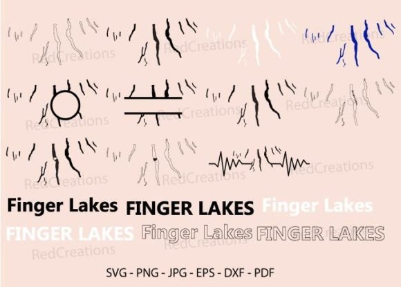 Download Finger Lakes Svg Bundle, Monogram Frame - Premium Resources