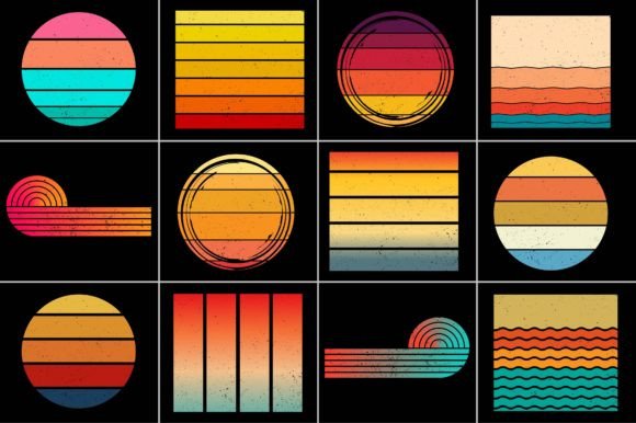 Download Grunge Retro Vintage Sunset Background - Sunset background Collection