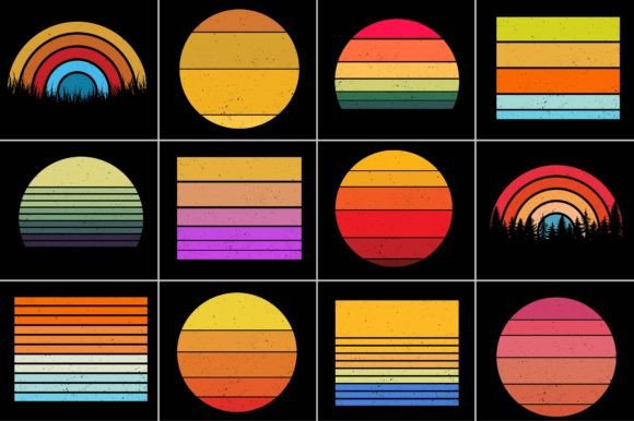 Download Retro Vintage Grunge Sunset Background - Sunset background Collection