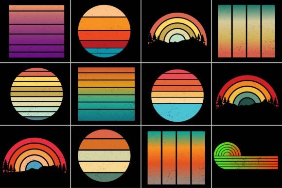 Download Retro Grunge Sunset Background - Sunset background Collection