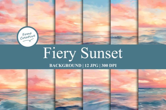 Download Fiery Sunset Background - Sunset background Collection