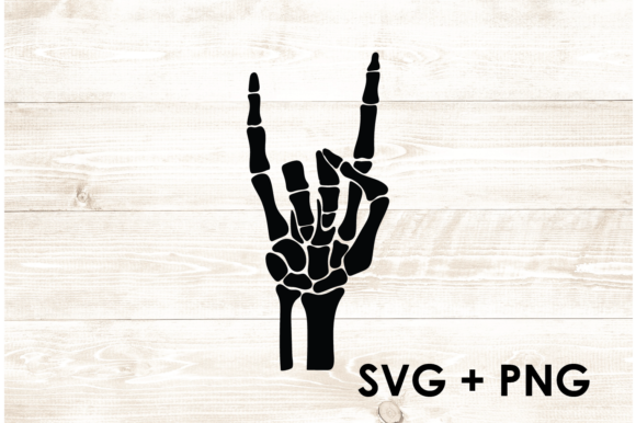 Download Skeleton Rock on Fingers Finger Hand&nbsp; - Finger Collection